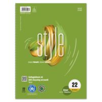 Staufen Collegeblock Green 608570020 DIN A4 70g kar. weiß 80Bl