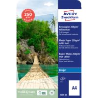 Avery Zweckform Fotopapier Premium 2559-20 DIN A4 250g weiß 20 Blatt