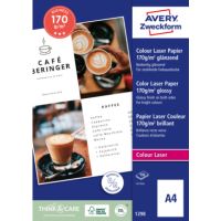 Avery Zweckform Farblaserpapier 1298 A4 beids. gl. 170g 200 Bl./Pa