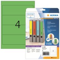 HERMA Ordneretikett 5099 192x61mm selbstklebend grün 80 Stück