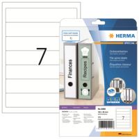 HERMA Ordneretikett 5090 kurz/schmal selbstklebend weiß 175 Stück