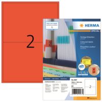 HERMA Etikett 4567 199,6x143,5mm A4 rot 200 Stück