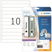 HERMA Ordneretiketten 5119 DIN A4 192x25,4mm weiß 250 Stück