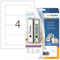 HERMA Ordneretiketten 5121 DIN A4 157x61mm weiß 100 Stück