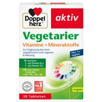 Doppelherz Vegetarier Vitamine +Mineralstoffe 30St