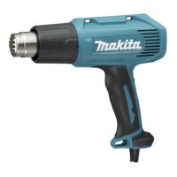 makita Heißluftgebläse Kit HG5030K 1.600W