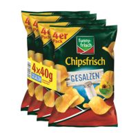 funny-frisch Chipsfrisch 5216 gesalzen 4 x 40G