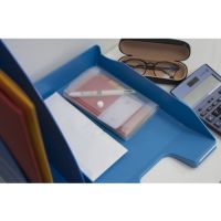 Exacompta Fächermappe CRYSTAL 55498E 6Fächer PP