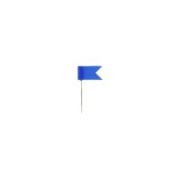 ALCO Markierungsfahne 715 18x10x24mm blau 20 Stück