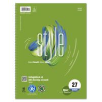 Staufen Collegeblock Green 608575010 DIN A4 70g liniert 80 Blatt