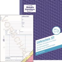 Avery Zweckform Lieferschein 721 DIN A5 3x50Blatt