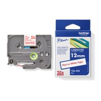 P-touch Schriftbandkassette TZE232 12mmx8m laminiert rot auf weiß