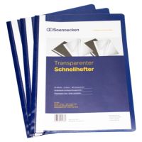 Soennecken Schnellhefter 2975 DIN A4 PP dunkelblau 10 Stück