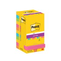 Post-it Haftnotiz Super Sticky 654-12SS-CARN 76x76mm 90Bl 12St