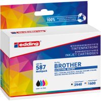 edding Tintenpatrone 18-587 wie Brother LC3219XL sw/c/m/y 4 St./Pa