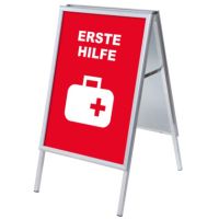 Showdown Kundenstopper A1 Set ZPA1G32MEI290 Erste Hilfe deutsch