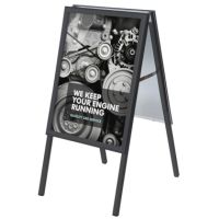 Showdown Kundenstopper 50x70cm 32mm Gehrung sw