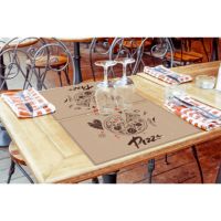 Showdown Tischset Pizza Abstrakt 6St