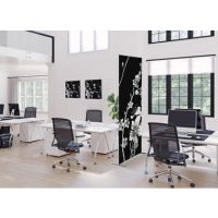 Showdown Wanddekoration Set 40x40cm Kirschblüte sw