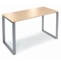 Stehtisch 160x80x110cm Gestell si Platte ahorn