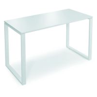 Stehtisch 160x80x110cm Gestell ws Platte ws