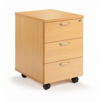 Rollcontainer 3xSchub 58,5x40,7x50cm buche