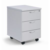 Rollcontainer 3xSchub 58,5x40,7x50cm lgr