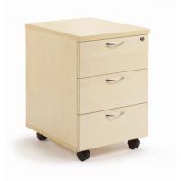 Rollcontainer 3xSchub 58,5x40,7x50cm ahorn