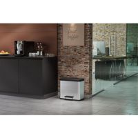 Hailo Mülleimer Öko duo PLus L 0630-200 17+9l Edelstahl