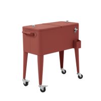 BEST Kühlbox auf Rädern Icy 91371 Terrakotta