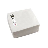 PROnappe Serviette SV623801I 38x38cm ws 40St