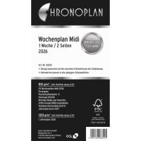 Chromoplan Wochenplan 50256 Midi 96x172mm 1 Woche 2 Seiten