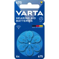 VARTA Hearing Aid Batteries 675 24600101416 6St