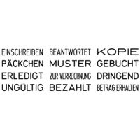 trodat Wortbandstempel Printy 4822 4.0 12 Standardtexte