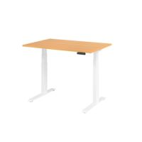 Hammerbacher Schreibtisch el 120x80cm ws/buche