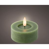 LUMINEO 489169 Lumineo Teelicht Wachs LED gn 2St