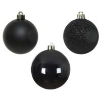 DECORIS 020258 Decoris Kugel Mix 6cm sw 10St