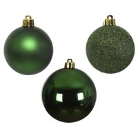 DECORIS 020215 Decoris Kugel Mix 6cm pgn 10St