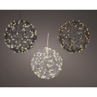 LUMINEO 490662 Lumineo Kugel LED 15cm sort
