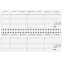 Glocken Querkalender 2026 5071921206 29,7x10,5cm 1 Woche 1 Seite