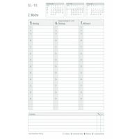 Chronoplan Buchkalender Wochenplan 2026 50936 White Edition A5 ws