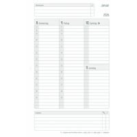 Chronoplan Buchkalender Wochenplan 2026 50936 White Edition A5 ws