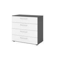 Hammerbacher Regal 2OH 4Schübe gp/ws