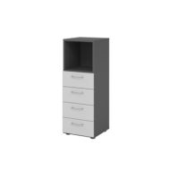 Hammerbacher Regal 3OH 4Schübe gp/gr