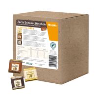 Hellma Schokolade Belgische Täfelchen 60125528 165St