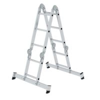 MUNK Vielzweckleiter 31320 4tlg nivello-Traverse 2x2/2x3Sprossen