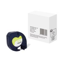 Schriftband wie Dymo S0721610 12mmx4m schwarz auf weiß