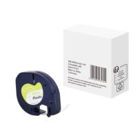 Schriftband wie Dymo S0721660 12mmx4m schwarz auf weiß
