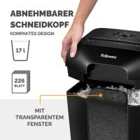 Fellowes Aktenvernichter Powershred LX45 4400501 schwarz