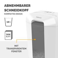 Fellowes Aktenvernichter Powershred LX70 100017468 Partikelschnitt
